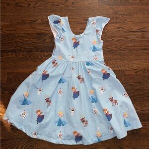 Monica + Andy x Disney Let’s Dance Dress Frozen Elsa Anna Twirl Flutter sleeve